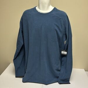 Eddie Bauer Men’s Blue Fleece Crew Sz Tall XL